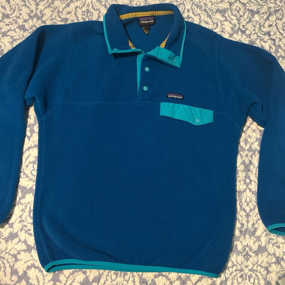 Patagonia Blue Fleece Men's sweater